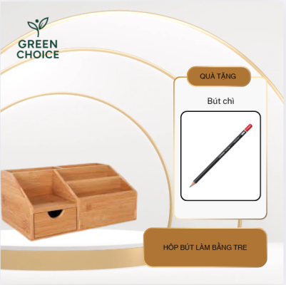 Đồ gia dụng quen thuộc lớp 4 – hộp bút tre gọn gàng